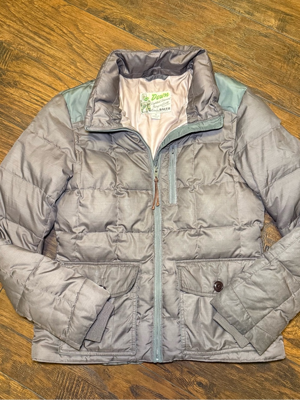 Vintage Eddie Bauer Yukon Down Jacket Faux Fur Trim Y2K Aesthetic Gorpcore Med - Picture 4 of 16